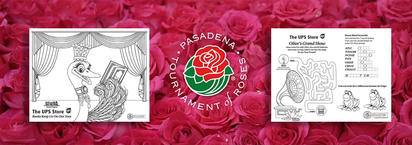 2019 Rose Parade - Coloring & Activity Sheet banner